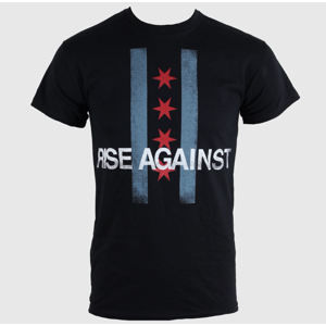 tričko metal KINGS ROAD Rise Against Flag černá šedá hnědá XL