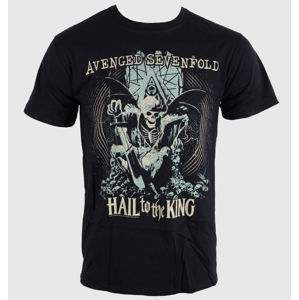 Tričko metal ROCK OFF Avenged Sevenfold En Vie černá šedá hnědá XL