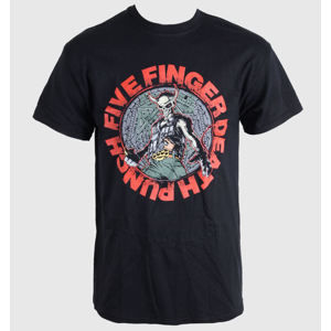 Tričko metal BRAVADO EU Five Finger Death Punch Seal of Ameth černá šedá hnědá