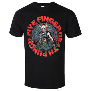 Tričko metal ROCK OFF Five Finger Death Punch Seal of Ameth černá šedá hnědá XL