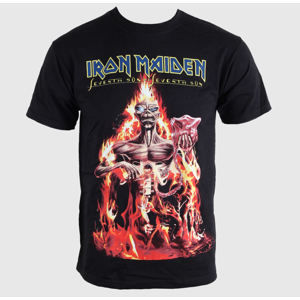 Tričko metal ROCK OFF Iron Maiden CM EXL Seventh Son černá XL
