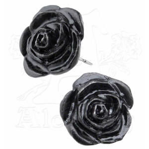 náušnice Black Rose - ALCHEMY GOTHIC - E339