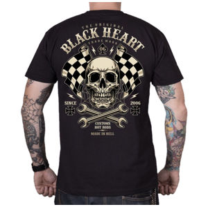 tričko street BLACK HEART STARTER černá L