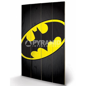 dřevěný obraz DC Comics - Batman Symbol - PYRAMID POSTERS - LW11204