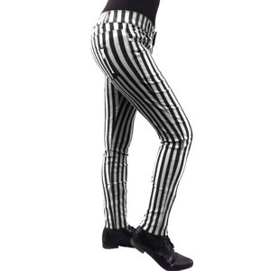 kalhoty plátěné BANNED Stripe Skinny 30