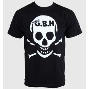 Tričko metal CARTON G.B.H. Skull černá