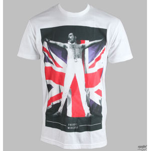 tričko metal BRAVADO Queen Flag bílá XL