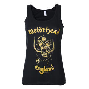 tílko dámské Motörhead - England Gold - Black - ROCK OFF - MHEADVT01LB