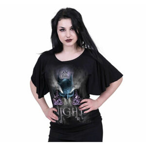 tričko dámské SPIRAL - Batman Top - I AM THE NIGHT - Black - 114G403F719 M