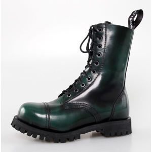 boty kožené ALTERCORE Green Rub-Off černá zelená 46