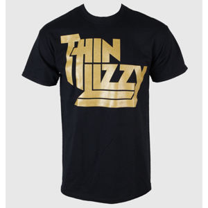 PLASTIC HEAD Thin Lizzy Metallic Gold Logo černá
