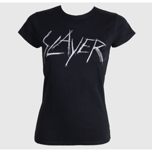 Tričko metal ROCK OFF Slayer Scratchy Logo černá