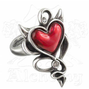 prsten ALCHEMY GOTHIC - Devil Heart - ULFR6 N