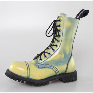 boty kožené ALTERCORE Yellow Rub-Off žlutá 37
