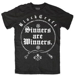 tričko BLACK CRAFT Sinners Are Winners černá XL