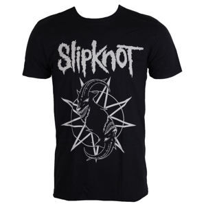 Tričko metal ROCK OFF Slipknot Goat Star Logo černá L
