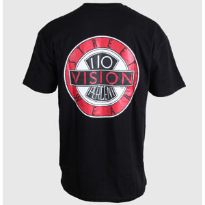 tričko street VISION Black černá XXL