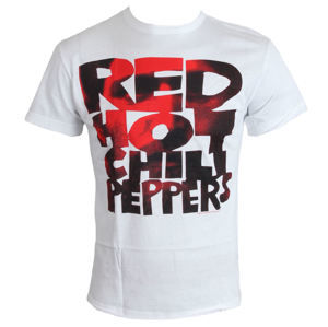 tričko metal AMPLIFIED Red Hot Chili Peppers Type Face Fill bílá XXL