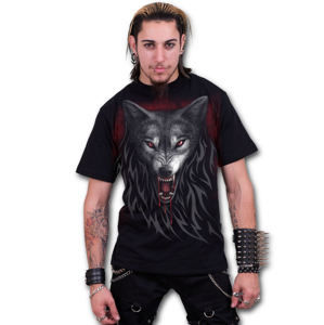 tričko SPIRAL Legend Of The Wolves černá