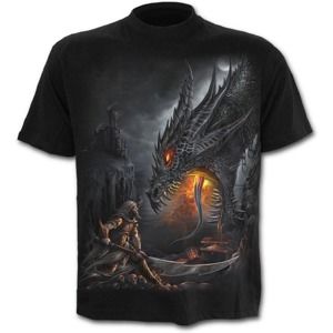 tričko SPIRAL Dragon Slayer černá