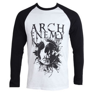 tričko metal RAZAMATAZ Arch Enemy Skull Baseball černá bílá XL