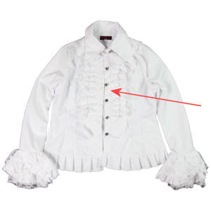košile dámská ADERLASS - White - POŠKOZENÁ - N027