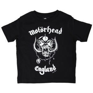 Tričko metal Metal-Kids Motörhead England černá 116