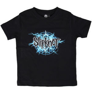 Tričko metal Metal-Kids Slipknot Electrick Blue černá 128