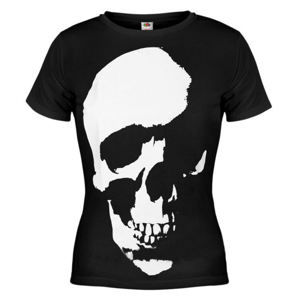 tričko hardcore AMENOMEN Skull černá