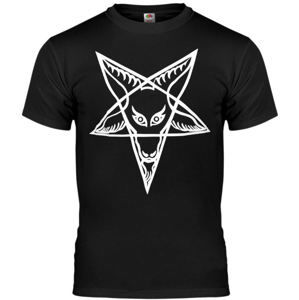 tričko hardcore AMENOMEN Pentagram černá S