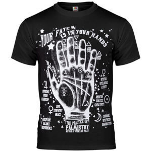 tričko hardcore AMENOMEN Hand černá
