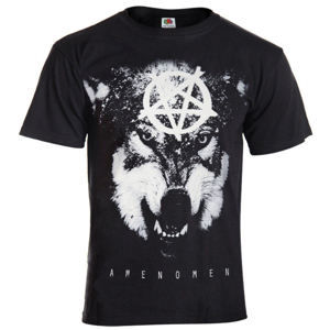 tričko hardcore AMENOMEN Wolfheart černá