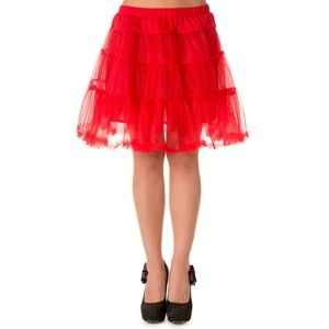sukně dámská (spodnička) BANNED - Red - SBN202 S