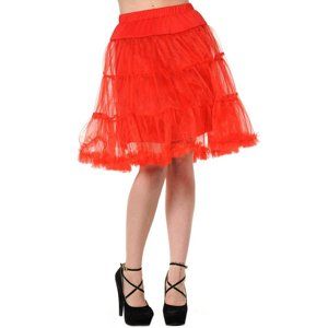 sukně dámská (spodnička) BANNED - Red - SBN203 S