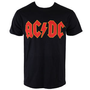 Tričko metal ROCK OFF AC-DC Logo černá XL