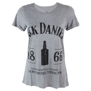 tričko street JACK DANIELS Jack Daniels 1866 šedá S