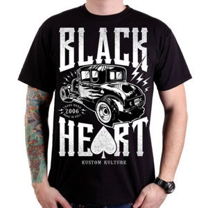 tričko street BLACK HEART Hot Rod černá XXL