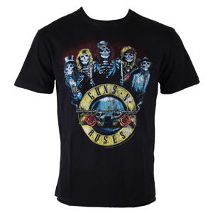 Tričko metal AMPLIFIED Guns N' Roses Skeletor černá