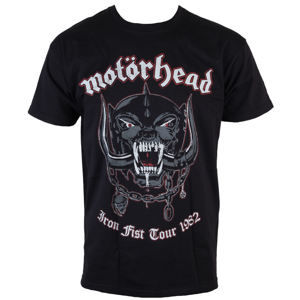 Tričko metal ROCK OFF Motörhead Grey Warpig černá vícebarevná L