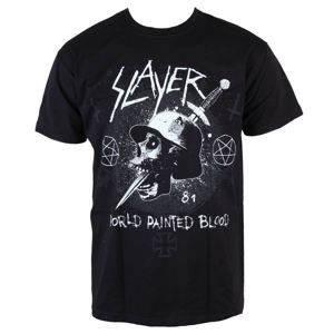 Tričko metal ROCK OFF Slayer Dagger Skull černá