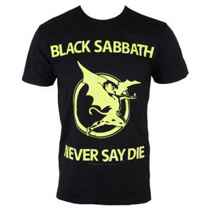 Tričko metal BRAVADO Black Sabbath Never Day Die černá S