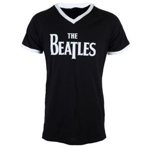 Tričko metal BRAVADO Beatles Logo Soccer černá