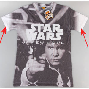 tričko pánské Star Wars - A New Hope (Dye Sub) - PLASTIC HEAD - POŠKOZENÉ - N245