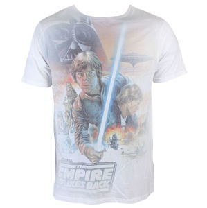 tričko INDIEGO Star Wars Luke Skywalker Sublimation šedá bílá