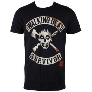 tričko INDIEGO The Walking Dead Survivor černá