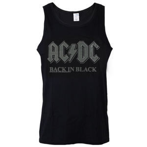 tílko pánské AC/DC - Back In Black - LOW FREQUENCY - BLK - ACTT05001 XL