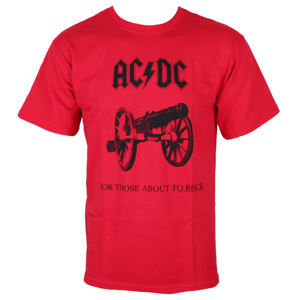 Tričko metal LOW FREQUENCY AC-DC černá červená