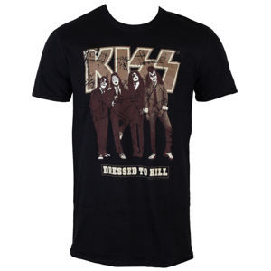 Tričko metal LOW FREQUENCY Kiss Dressed to Kill černá M