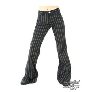 kalhoty gothic ADERLASS Bell Bottom Pin Stripe 36