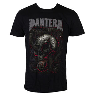 Tričko metal ROCK OFF Pantera Serpent Skull černá L